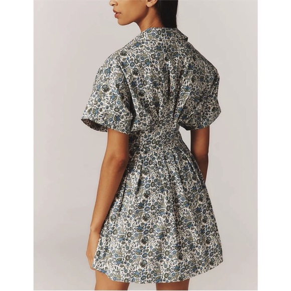 Anthropologie The Tobie Mini Shirt Dress by Exquise - Picture 4 of 7